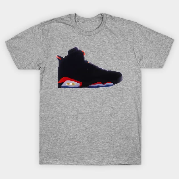 AIR JORDAN VI RETRO PIXELATED ART SHOE COLLECTION T-Shirt by Buff Geeks Art